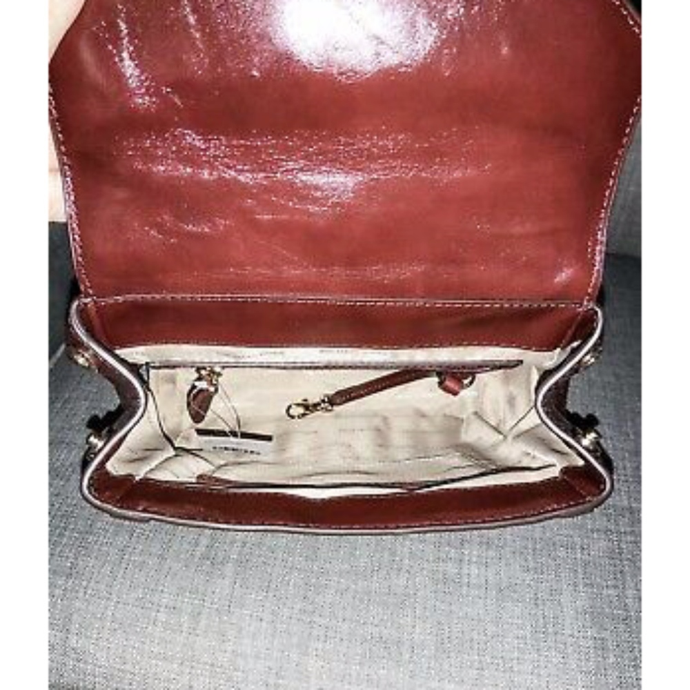 NWT Michael Kors Medium Oxblood Leather Backpack - Picture 8 of 8